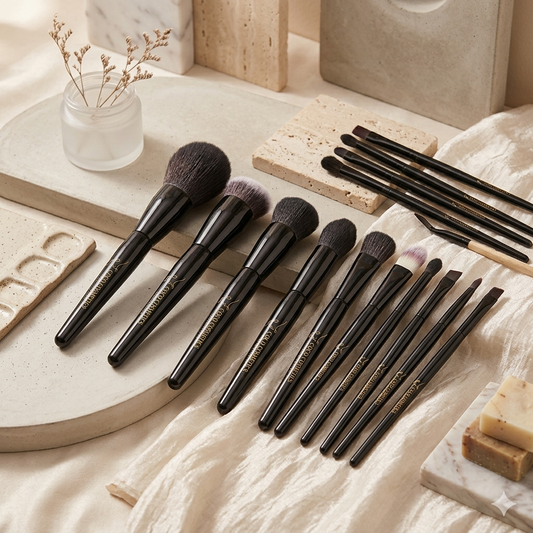 COCO COSMETICS 15-PIECE BEAUTY  EDIT BRUSH SET