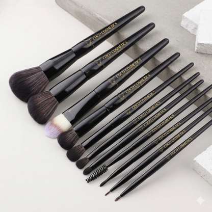 COCO COSMETICS 15-PIECE BEAUTY  EDIT BRUSH SET